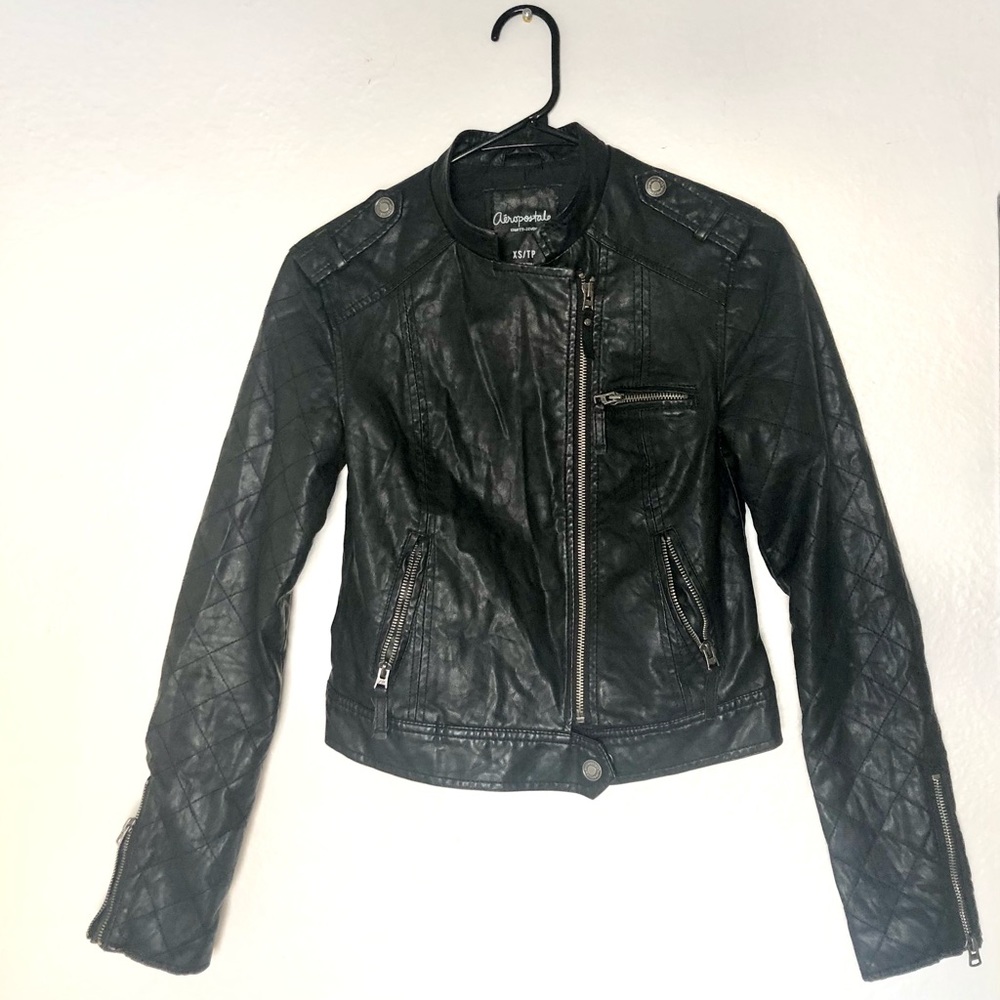 Aeropostale Faux Leather Jacket (XS)